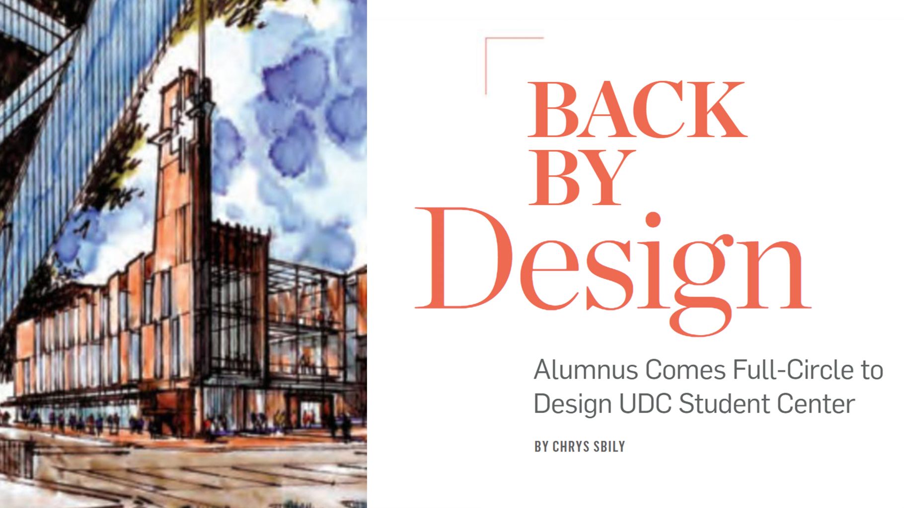 UDC’s Legacy Magazine Highlights Michael Marshall In Feature Article